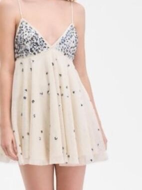 Freepeople Noel Shine Mini Dress Brand New With Tags